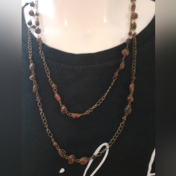 Vtg/Antique Hand-Made Wood Rosary Bead Extra Long Necklace - Picture 3 of 16